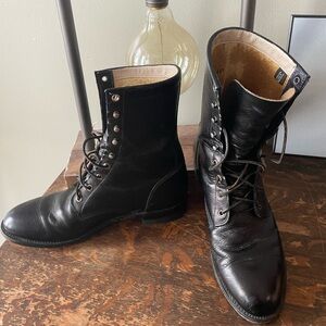 Justin riding boots.